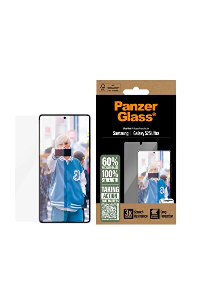 Panzer Glass Samsung Galaxy S25 Ultra Seffaf Ekran Koruyucu