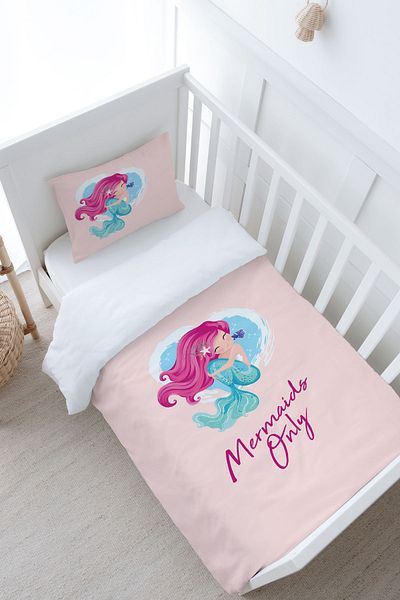 Tuğba Kuğu Little Mermaid Iconic Series - Baby Size Duvet Cover Set (100X150)