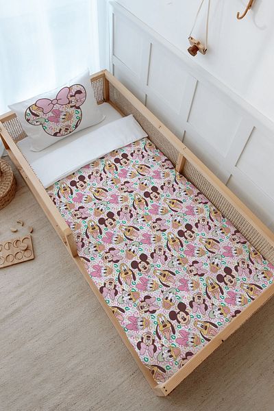 Tuğba Kuğu Minnie and Friends Patterned Montessori Duvet Cover Set - 100X200