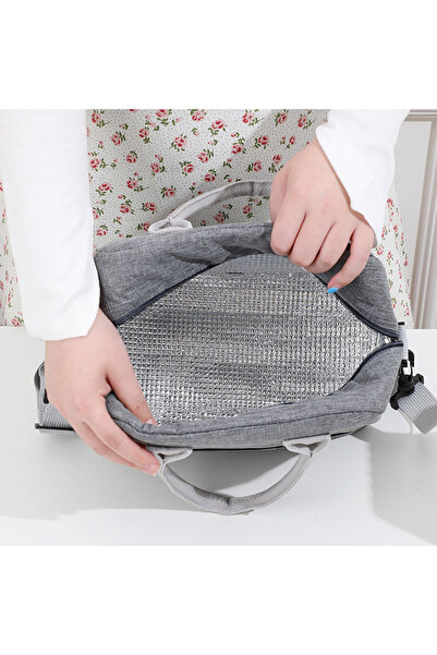 Eazy Kids Eazy Kids Insulated Lunch Bag - Grey