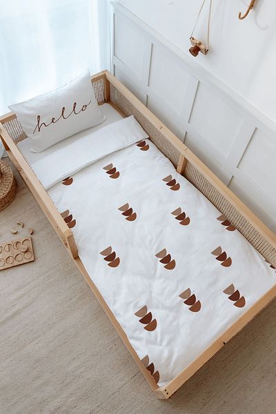 Tuğba Kuğu Montessori Duvet Cover Set (100X200) - Iconic Series - Vintage Moon