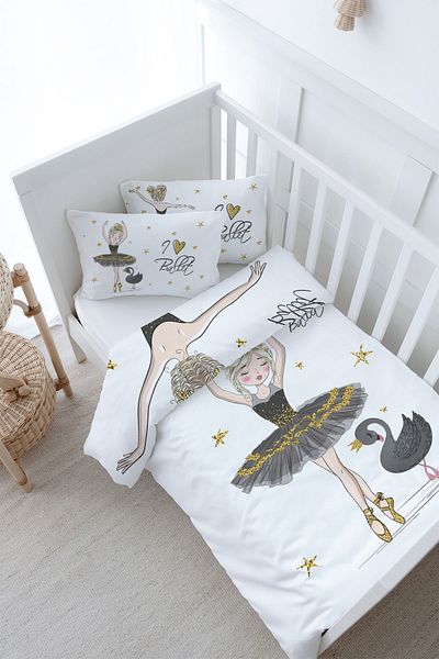 Tuğba Kuğu Black Swan Duvet Cover Set for Baby Series - 100X150