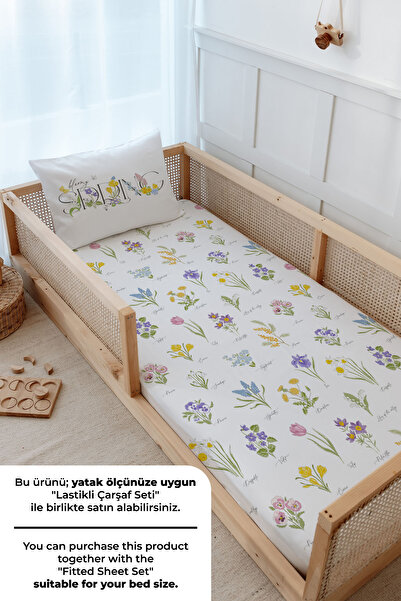 Tuğba Kuğu Montessori Nevresim Takımı (100x200) - Iconic Serisi - Bloomy Spring