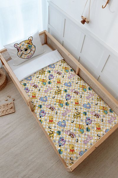 Tuğba Kuğu Montessori Duvet Cover Set (100X200) - Cartoon Series -Cute Bear Pattern