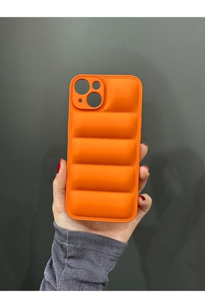 Classy İphone 13-14 Uyumlu Lens Korumalı Kabartmalı Lüks Kılıf