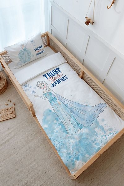 Tuğba Kuğu Elsa Montessori Bedding Set - 100X200 Cartoon Series