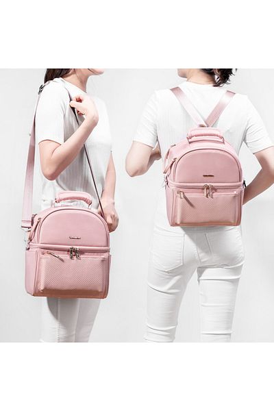 Sunveno Sunveno - Insulated Lunch Bag wt Thermos Box - Pink