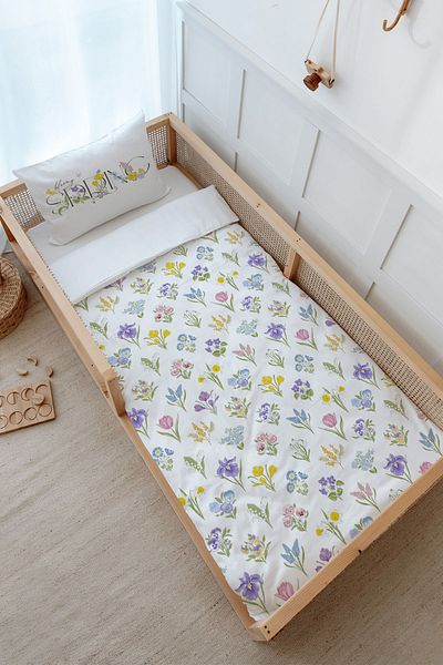 Tuğba Kuğu Bloomy Spring - Iconic Series Montessori Duvet Cover Set (100X200)