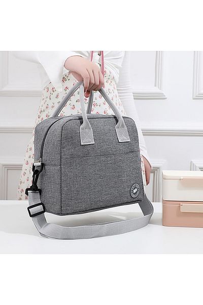 Eazy Kids Eazy Kids Insulated Lunch Bag - Grey