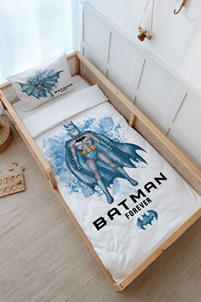 Tuğba Kuğu Montessori Nevresim Takımı (100x200) - Cartoon Serisi - Batman