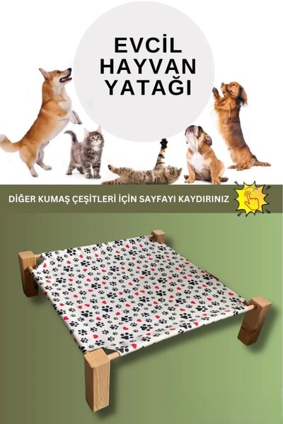 CANVELA Kedi Yatağı Köpek Yatağı Evcil Hayvan Yatağı 15 Kg Taşıma Kapasiteli ...