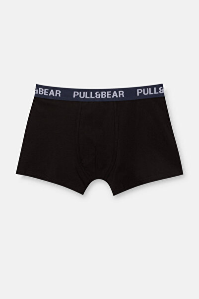 Pull & Bear 3'lü logolu boxer seti