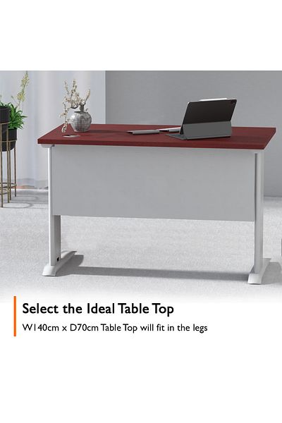 Mahmayi Stazion 1010 Frame and Leg by-Metal Table Frame with Square Embossed Built 72.5x 112x 56cms