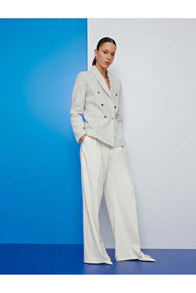 Koton Women's Beige Palazzo Pants