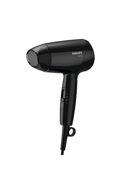 Philips Uscator de par Philips EssentialCare BHC010/10, 1200 W, 3 setari temperatura, maner pliant, Negru
