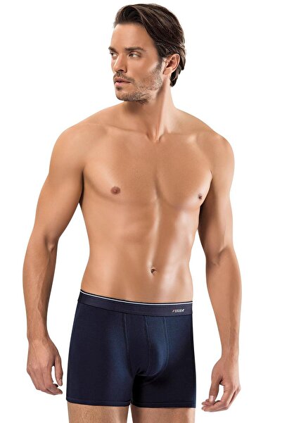 ERDEM İÇ GİYİM Erdem Navy Blue Basic Boxer 1447