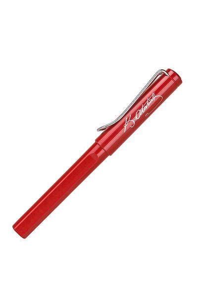Lamy Bright Red Safari Rollerball Pen - Ataturk Signed, 316