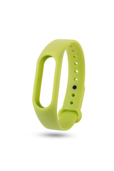 Xiaomi Mi Band 2 Yedek Silikon Bileklik Açık Yeşil