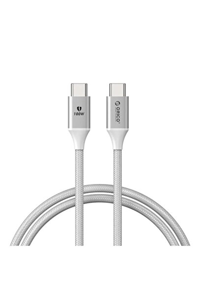 Orico 100w 5a Pd Type-c To Type-c Hızlı Şarj Ve Data Kablosu 1 Metre Beyaz