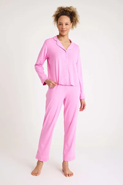 No52 HomeWear 90% Cotton 10% Lycra Pink Color Premium Quality Women's Sleepwear
