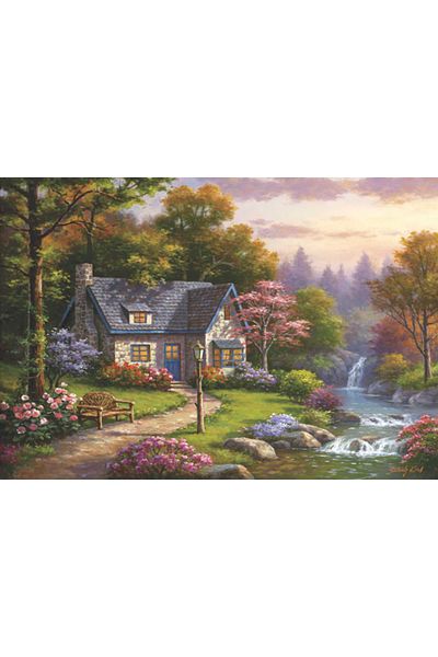 Anatolian Puzzle Anatolian 2000 Piece Waterfall Mansion 3940