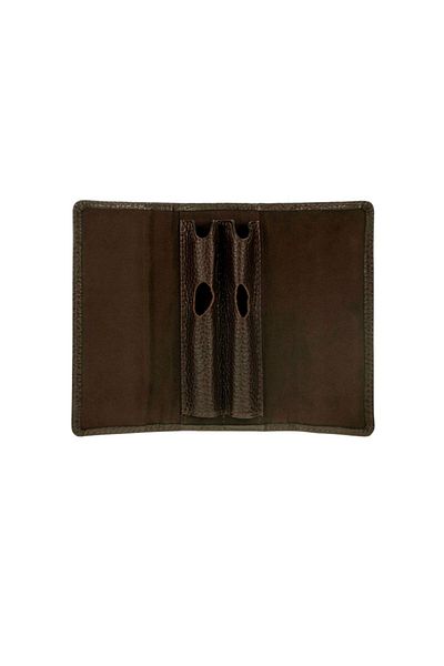 Scrikss Θήκη για δύο στυλό Toscana Brown Dr 2108-2