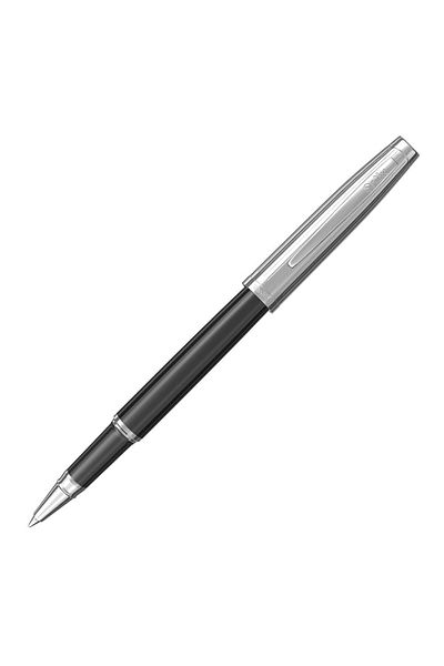 Scrikss Black Chrome 39 Set Roller Pen and Classic Wallet - Dr230
