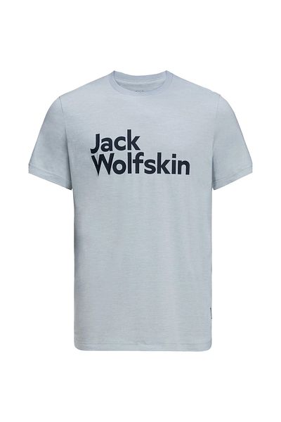 Jack Wolfskin Jack Wolfskin Men's T-Shirt Brand t Light Blue Men T-Shirt 1809771Tr