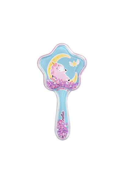 Martinelia Βούρτσα μαλλιών Unicorn με λάμψη μέσα μπλε 20201W