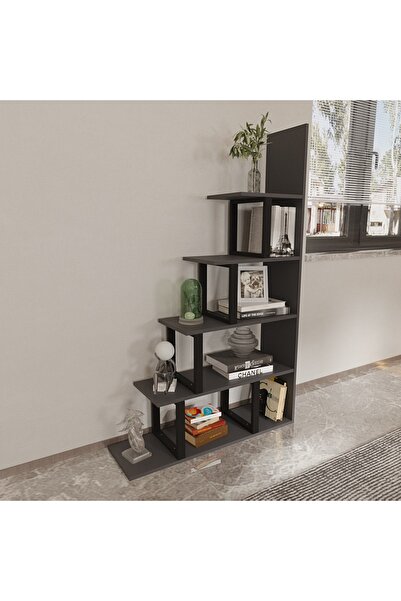 Deconode Step Kitaplık Antrasit