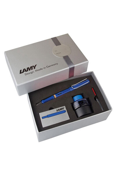 Lamy Safari Dolma Kalem Seti Mavi 14Ds-M