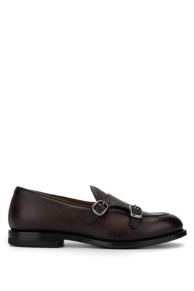 Franceschettı Franceschetti Men's Genuine Leather Brown Loafer Shoes