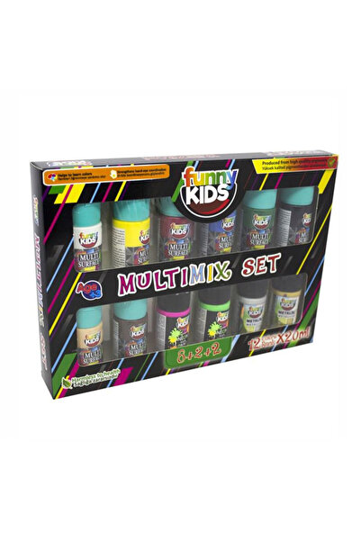 Genel Markalar Multimix 20 Ml.x12 Renk Tüp Set (FNNY-012-2100)