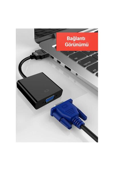 DM Chb020 Hi to Vga Female Converter Adapter Black