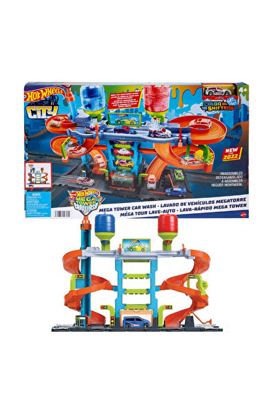 HOT WHEELS Hdp05 Model Mega mycí věž