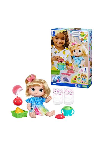 Baby Alive شقراء F7356 - ابتلاع ممتع مع طفلي