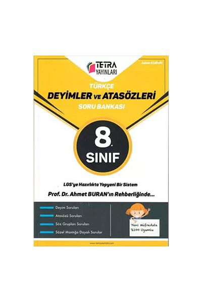 Tetra 8 ClaSS TurkiSh QueStion Bank - IdiomS and ProverbS