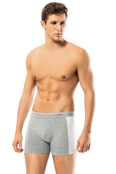 ERDEM İÇ GİYİM Erdem 1427 Model Grey Cotton Elastane Boxer