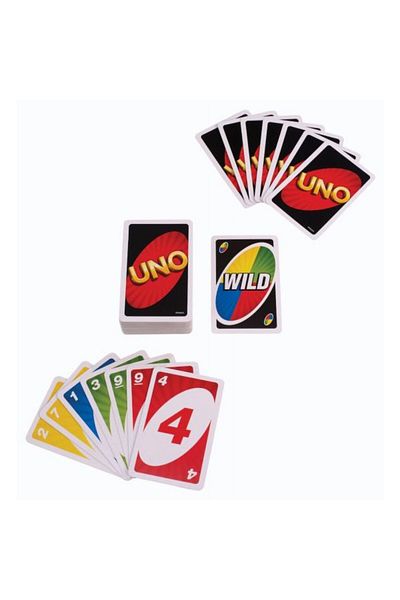 Uno Card Game Display W2087