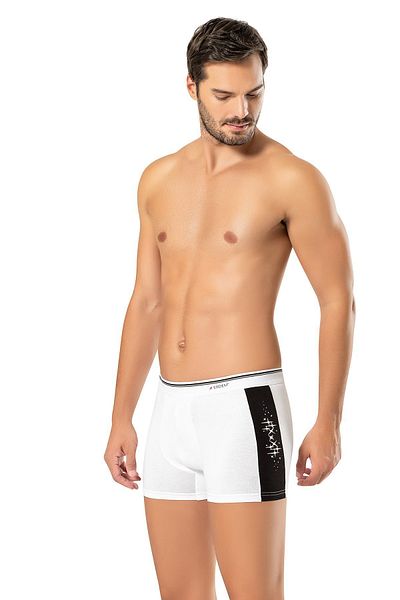 ERDEM İÇ GİYİM Erdem White Cotton Elastane Boxer 1477