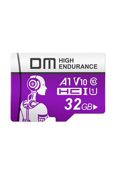 DM بطاقة ذاكرة مايكرو اس دي 32 جيجابايت فئة 10 A1 V10 95 ميجابايت/ثانية