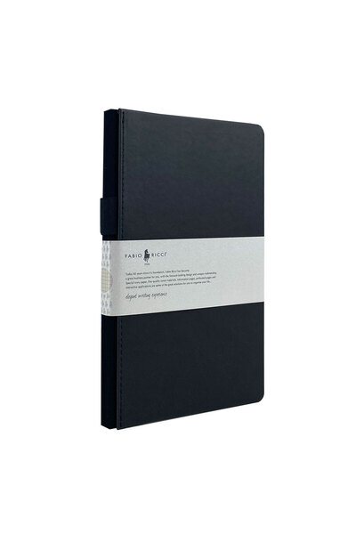 Fabio Ricci 1044 Goran Siyah Kareli Defter