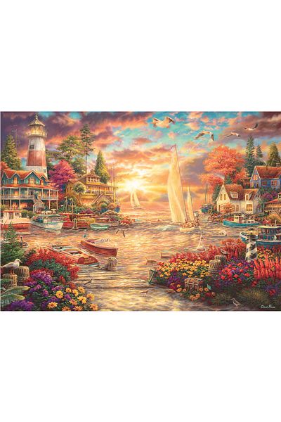 Anatolian Puzzle 3000 Piece Puzzle / Day End on the Limanda - Code: 4922