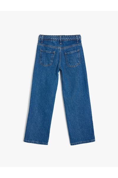 Koton Cotton Straight Jean - Egyenes szárú és zsebes farmernadrág