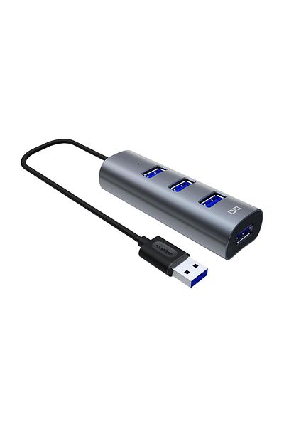 DM CHB009 USB 3.0 4-Port Aluminum Hub Multiplexer
