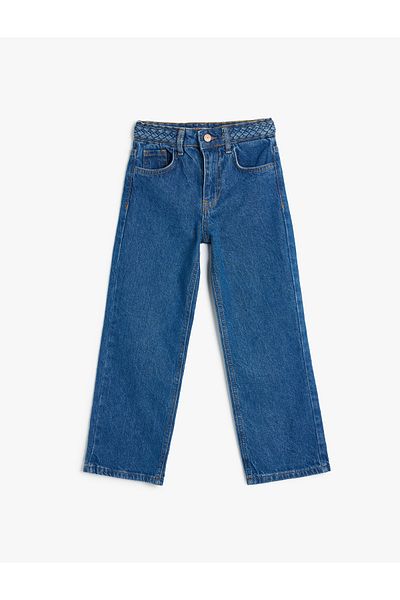 Koton Cotton Straight Jean - Egyenes szárú és zsebes farmernadrág