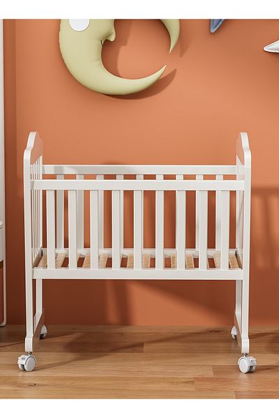 Fun Moment Multi-purpose Wooden Baby Bed 120 X 60 Ccm