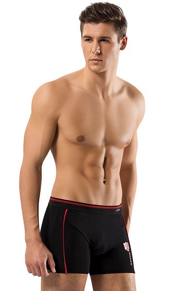ERDEM İÇ GİYİM Erdem Μαύρο βαμβακερό ελαστάν Boxer 1468