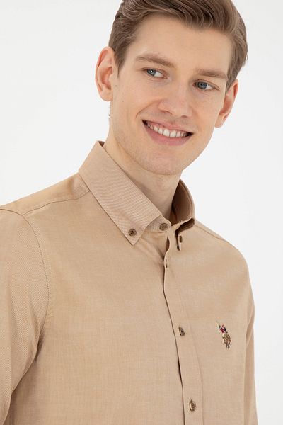 U.S. Polo Assn. Ανδρικό μακρυμάνικο μπλουζάκι Coconut Basic 50271277-VR153