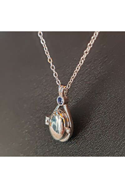 Reory Accessory H2O Just Add Water Kolye H2O Kapaklı Zirkon Taşlı Kolye - Gümüş